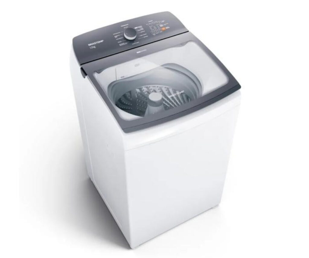 Lavadora Brastemp BWK12 de 12kg com Ciclo Tira-Manchas Advanced, uma opção de alta performance para famílias
