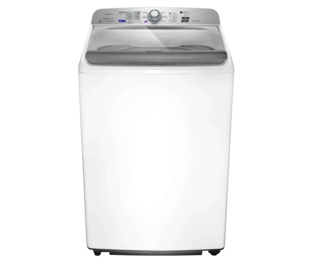 Máquina de lavar Panasonic 16kg NA-F160P6T, opção premium de grande capacidade com tecnologia Smartsense